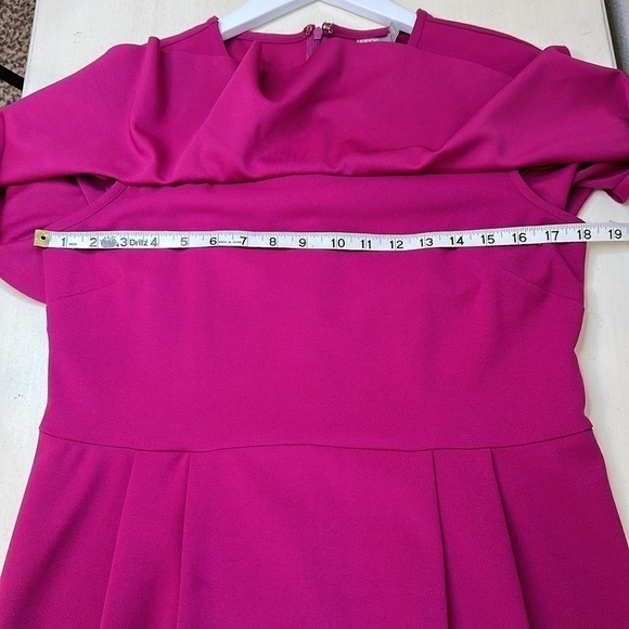 ASOS Hot Pink Midi Dress Size 10 - Picture 13 of 15